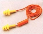 Tapones para los oídos con cable en caja