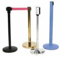 FLEX LINE 400 Barrier Post with Belt
