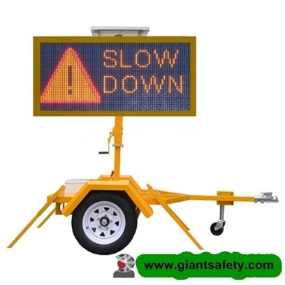 GIANT 605 LED Sign with Trailer Attachment