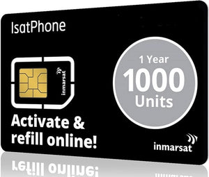 Tarjeta SIM Prepago IsatPhone 1000 Unidades