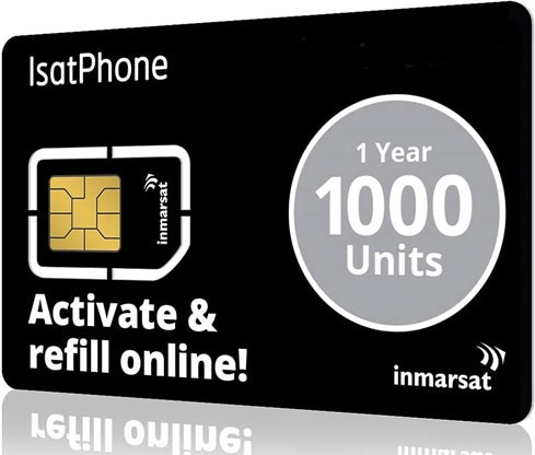 IsatPhone Prepaid Sim Card 1000 Units
