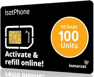 Tarjeta SIM Prepago IsatPhone 100 Unidades