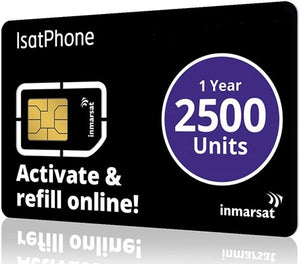 Tarjeta SIM Prepago IsatPhone 2500 Unidades