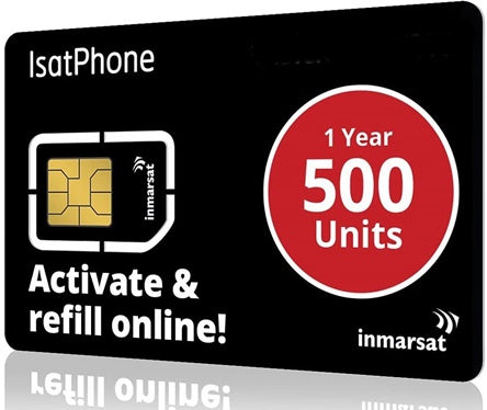 IsatPhone Prepaid Sim Card 500 Units