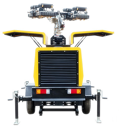 CIL820 8m Pneumatic Mast Lighting Mounted Trailer