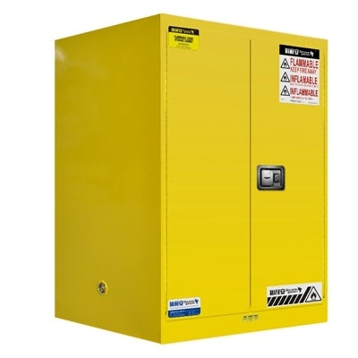 Cabinet for Storing Flammable Materials 90 Gallon Yellow JKBOX
