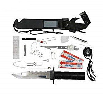 Survival Kit and Knife in Case