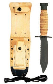 Cuchillo y funda de supervivencia