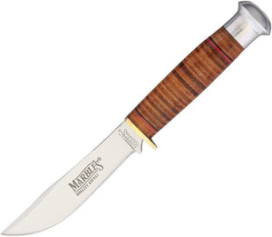 Hunting Knife Leather Handle & Holster