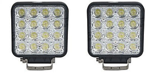 A Pair of 48W LED Headlights