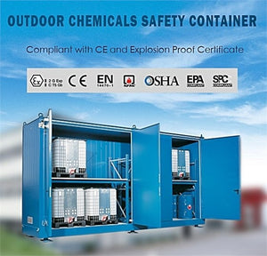 Contenedor de almacenamiento químico al aire libre RM550