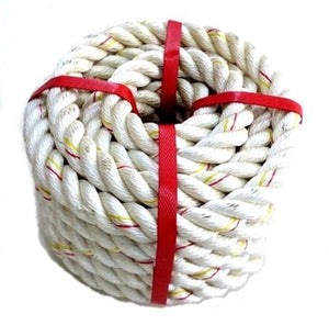 Corde d'ancrage polyester 3 torons 60mm 100m