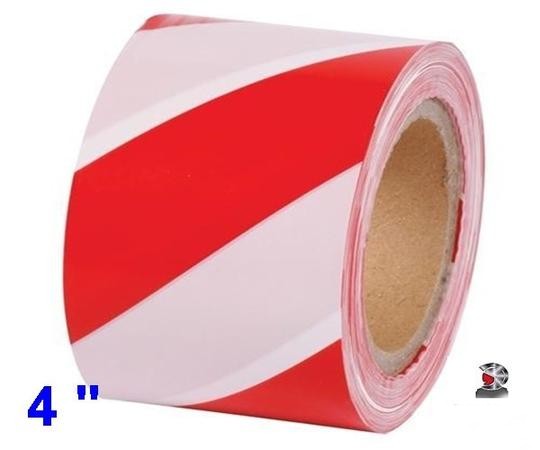 Red and White Marking Tape RD-4 (5 Rolls)