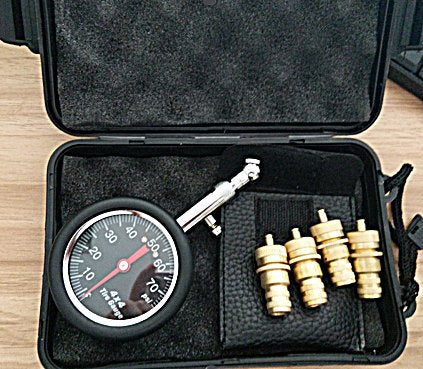 Set of Pressure Deflator and Premium Air Pressure Gauge