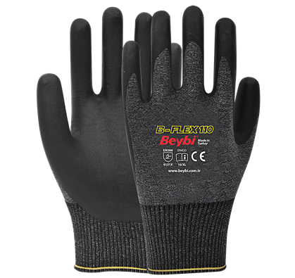 Nitrile Coated Spandex Glove for comfort, protection at work and flexibility