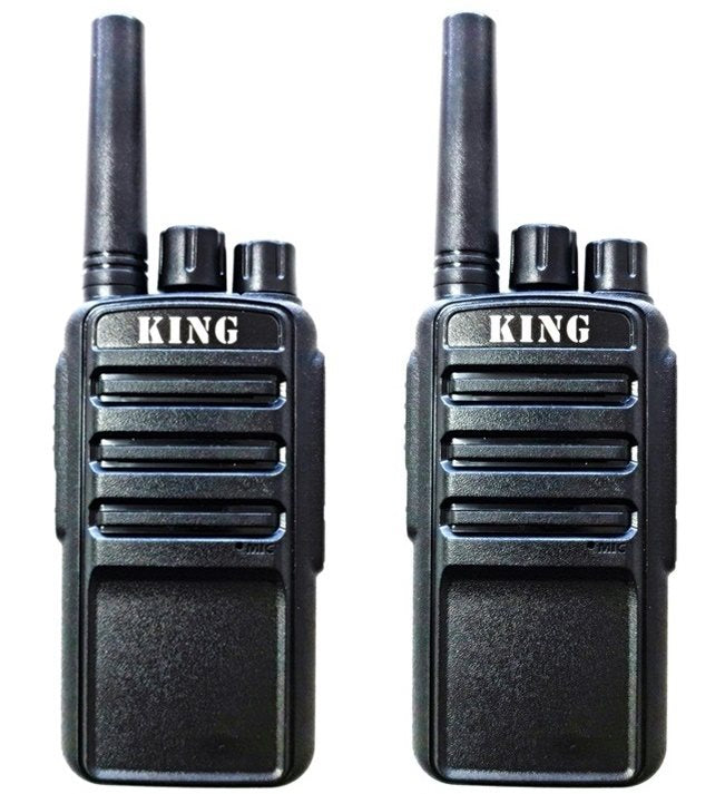 Pair of rechargeable walkie-talkies KING 6
