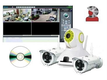 Security Camera Kit 3 cameras and software