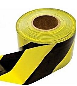 Yellow and Black Marking Tape