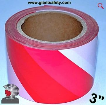 Red and White Marking Tape RD-3