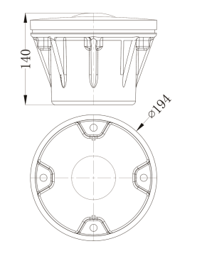 Heliport Inset Taxiway Center Lines Light